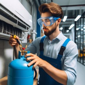Melakukan Penambahan Freon Air Conditioner