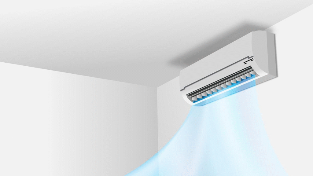 Cara Kerja AC, fungsi komponen AC, prinsip kerja refrigerasi, efisiensi energi AC, pendinginan ruangan nyaman