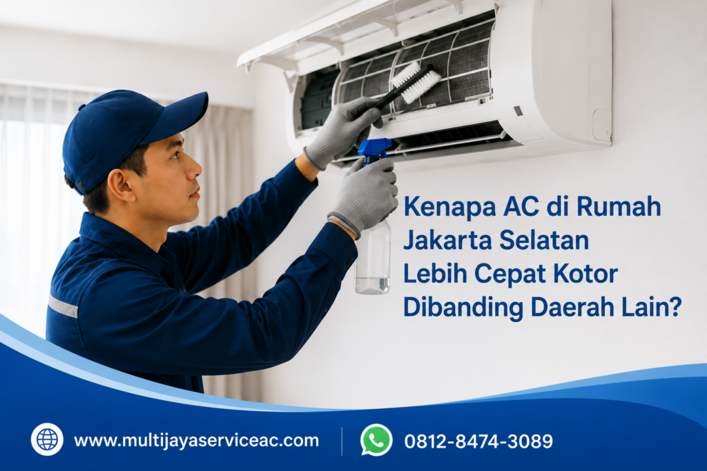 AC Jakarta Selatan Lebih Cepat Kotor